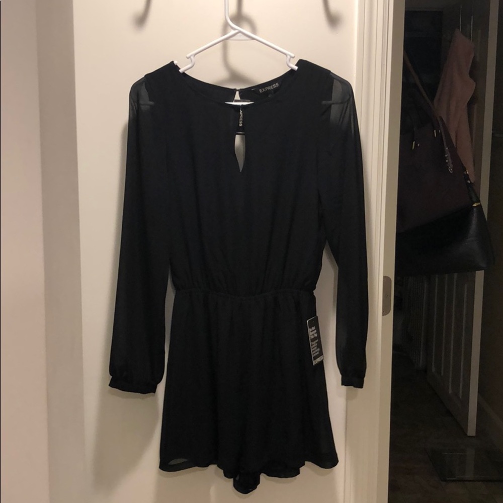 Size XS black Romper from Express!